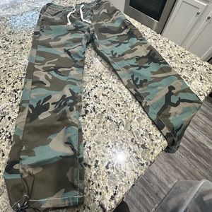 Womens Camo Cargo Pants Size XXL
